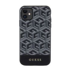 Guess Guess GCube Stripes MagSafe - ohišje za iPhone 11 (črno)