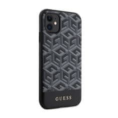 Guess Guess GCube Stripes MagSafe - ohišje za iPhone 11 (črno)