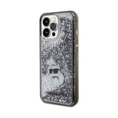 Karl Lagerfeld Karl Lagerfeld Liquid Glitter Choupette - Ohišje za iPhone 13 Pro Max (prozorno)