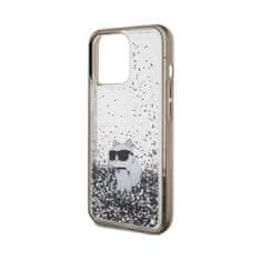 Karl Lagerfeld Karl Lagerfeld Liquid Glitter Choupette - Ohišje za iPhone 13 Pro Max (prozorno)