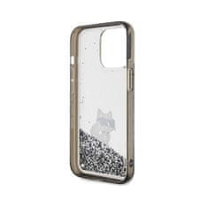 Karl Lagerfeld Karl Lagerfeld Liquid Glitter Choupette - Ohišje za iPhone 13 Pro Max (prozorno)