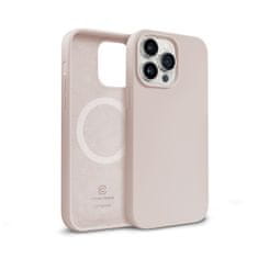 NEW Crong Color Cover Magnetic - ohišje MagSafe za iPhone 14 Pro Max (peščeno roza)