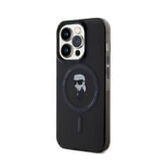 Karl Lagerfeld Karl Lagerfeld IML Ikonik MagSafe - Ohišje za iPhone 15 Pro (črno)