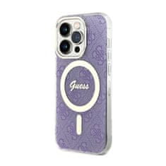 Guess Ohišje Guess 4G MagSafe - iPhone 14 Pro (vijolično)