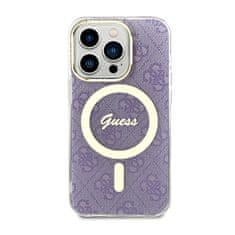 Guess Ohišje Guess 4G MagSafe - iPhone 14 Pro (vijolično)