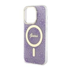 Guess Ohišje Guess 4G MagSafe - iPhone 14 Pro (vijolično)