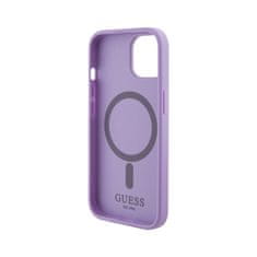 Guess Guess Saffiano MagSafe - etui za iPhone 15 (vijolična)