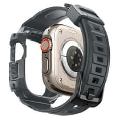 Spigen Spigen Rugged Armor Pro - Trak z ohišjem za Apple Watch Ultra 49 mm (temno siva)