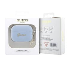 Guess Silikonski srčni okrasek Guess - Ohišje za AirPods Pro 2 (modro)