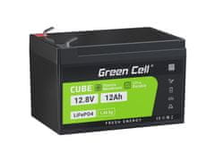 Green Cell Green Cell - LiFePO4 12V 12,8V 12Ah baterija za fotovoltaične sisteme, avtodome in plovila