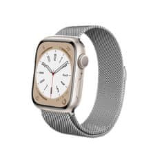 Crong Crong Milano Steel - Trak iz nerjavečega jekla za Apple Watch 38/40/41 mm (srebrn)