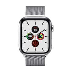 Crong Crong Milano Steel - Trak iz nerjavečega jekla za Apple Watch 38/40/41 mm (srebrn)