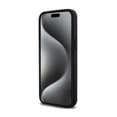 NEW BMW Perforirano ohišje Twisted Line MagSafe - iPhone 15 Pro Max (črno)
