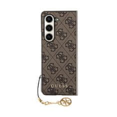 Guess Guess 4G Charms Collection - etui za Samsung Galaxy Z Fold 5 (rjav)