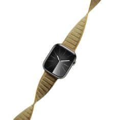 Crong Crong Melange - Magnetni trak za Apple Watch 38/40/41 mm (rumeni melanž)