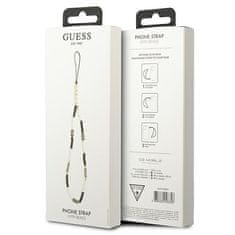 Guess Guess telefonski trak Heishi Beads - obesek za telefon (črno/bela)