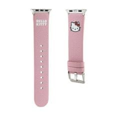 HELLO KITTY Hello Kitty trak Kitty Head - trak za Apple Watch 38/40/41 mm (roza)