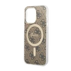 Guess Ohišje Guess 4G MagSafe - iPhone 13 Pro (rjavo)