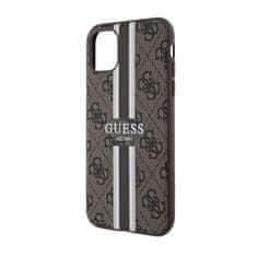 Guess Guess 4G Printed Stripes MagSafe - etui za iPhone 11 (rjav)