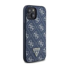 Guess Guess 4G Triangle Metal Logo - Ohišje za iPhone 15 Plus (modro)