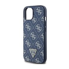 Guess Guess 4G Triangle Metal Logo - Ohišje za iPhone 15 Plus (modro)