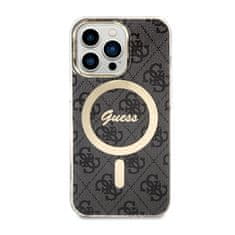 Guess Ohišje Guess 4G MagSafe - iPhone 13 Pro (črno)