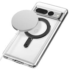 Spigen Spigen OneTap Ring Magnetic MagSafe Plate - Univerzalni magnetni obroček za etui / pametni telefon (črn)