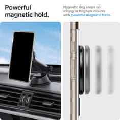 Spigen Spigen OneTap Ring Magnetic MagSafe Plate - Uniwersalny pierścień magnetyczny na etui / smartfona (Carbon)