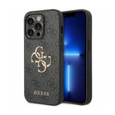 Guess Guess 4G Big Metal Logo - Ohišje za iPhone 15 Pro Max (sivo)