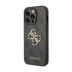 Guess Guess 4G Big Metal Logo - Ohišje za iPhone 15 Pro Max (sivo)