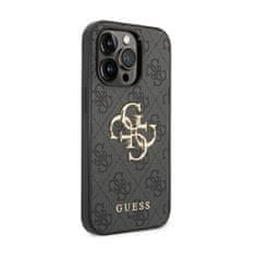 Guess Guess 4G Big Metal Logo - Ohišje za iPhone 15 Pro Max (sivo)