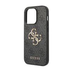 Guess Guess 4G Big Metal Logo - Ohišje za iPhone 15 Pro Max (sivo)