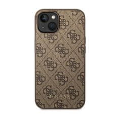 Guess Guess 4G Metal Gold Logo - Ohišje za iPhone 14 Plus (rjavo)