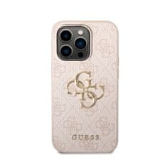 Guess Guess 4G Big Metal Logo - Ohišje za iPhone 15 Pro (roza)