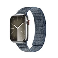 Crong Crong Melange - Magnetni trak za Apple Watch 42/44/45/49 mm (modri melanž)