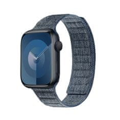 Crong Crong Melange - Magnetni trak za Apple Watch 42/44/45/49 mm (modri melanž)