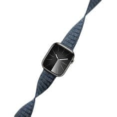 Crong Crong Melange - Magnetni trak za Apple Watch 42/44/45/49 mm (modri melanž)