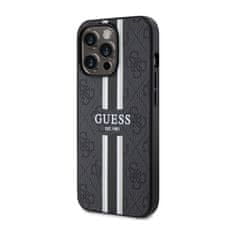 Guess Guess 4G Printed Stripes MagSafe - ohišje za iPhone 13 Pro (črno)