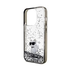 Karl Lagerfeld Karl Lagerfeld Liquid Glitter Choupette - Ohišje za iPhone 14 Pro (prozorno)