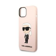 Karl Lagerfeld Karl Lagerfeld Silikonski etui NFT Ikonik - iPhone 14 Plus (roza)