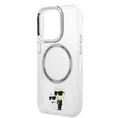 Karl Lagerfeld Karl Lagerfeld IML NFT Karl &amp; Choupette Magsafe - Ohišje za iPhone 14 Pro (prozorno)