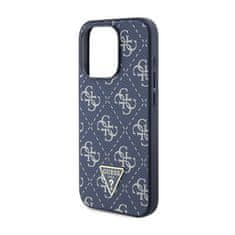 Guess Guess 4G Triangle Metal Logo - Ohišje za iPhone 15 Pro (modro)