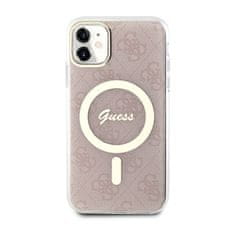 Guess Guess 4G MagSafe - ohišje za iPhone 11 (roza)