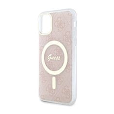 Guess Guess 4G MagSafe - ohišje za iPhone 11 (roza)