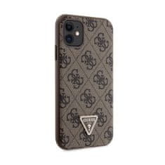 Guess Guess Crossbody 4G Metal Logo - etui za iPhone 11 (rjav)