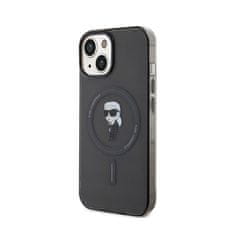 Karl Lagerfeld Karl Lagerfeld IML Ikonik MagSafe - Ohišje za iPhone 15 (črno)