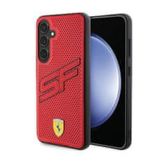 Ferrari Ferrari Big SF perforirano - Ohišje za Samsung Galaxy S24 (rdeče)