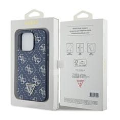 Guess Guess 4G Triangle Metal Logo - Ohišje za iPhone 15 Pro Max (modro)