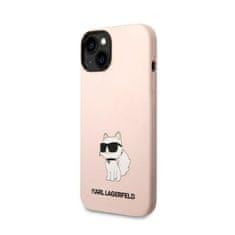 Karl Lagerfeld Karl Lagerfeld Silikonski ovitek NFT Choupette - iPhone 14 Plus (roza)