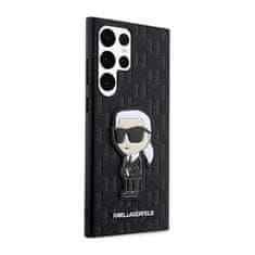 Karl Lagerfeld Karl Lagerfeld NFT Saffiano Monogram Ikonik - Ohišje za Samsung Galaxy S23 Ultra (črno)